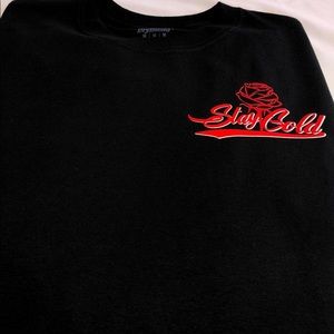 Stay Gold Rose Black Long Sleeve